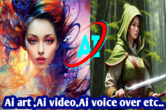ai art developer, voice over, chatbot