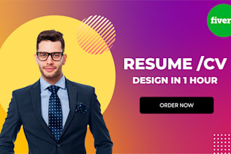 design professional and modern resume or CV using canva pro