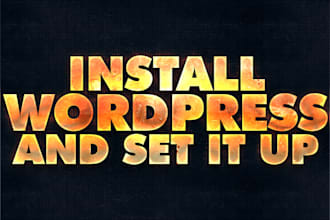 install Wordpress and set it up for you
