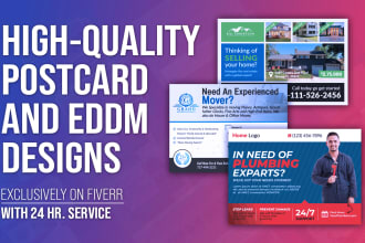 design a promotional postcard or direct mail eddm