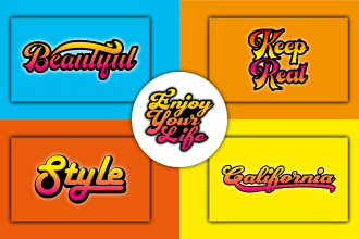 design custom typography t shirt, graphic, font or text logo