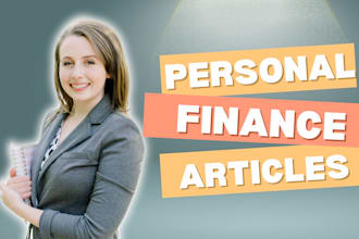 write engaging personal finance articles and blog posts