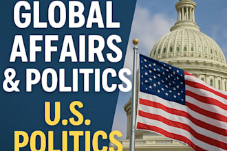 write trending political news articles and youtube scripts