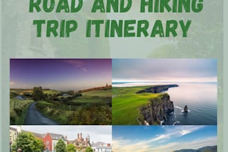 give you a premade itinerary for attractions and hikes in ireland