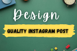 create amazing instagram post image of any category