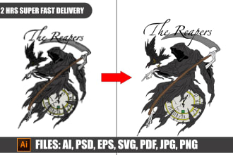 fix edit modify recreate revamp resize repair your logo