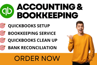 setup, catch up and do your bookkeeping in quickbooks online