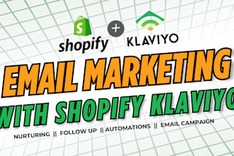 setup klaviyo email marketing shopify klaviyo automation email campaigns design