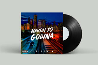 design a music cover artwork for your song or album