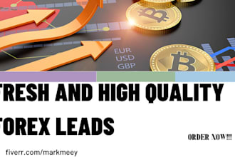 provide fresh and high quality forex leads of your targeted location