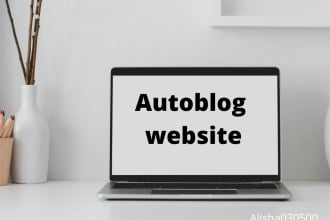 create wordpress automated news website