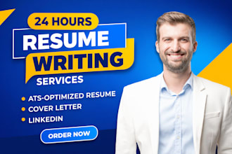 deliver a 24 hour professional resume, CV writing services