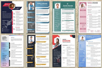write and upgrade professional resume, CV, and cover letters
