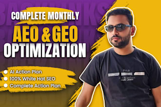 do monthly aeo GEO ai SEO optimization for high google ranking