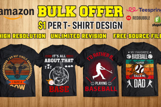 do trendy bulk t shirt designs for your print on demand