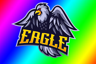 design a eagle logo with satisfaction guaranteed