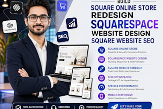 build square online store redesign squarespace website design square website seo