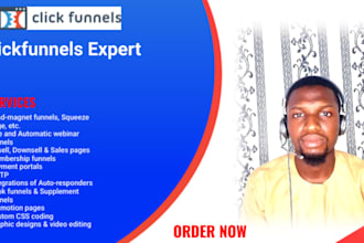 setup funnels using clickfunnels and leadpages