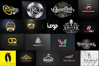 design modern minimalist and 3d professional business logo