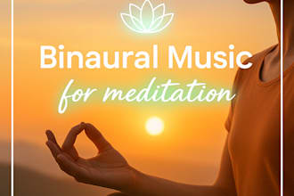 compose meditation music with binaural rhythms no ai