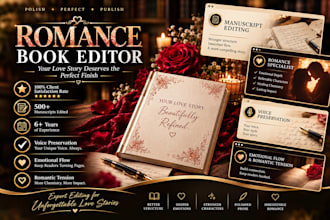 professionally edit your romance novel