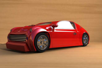 create 3d animation, 3d car model, 3d model, car modeling for games