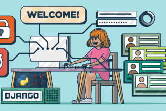 do your python, django web development, database dev, apis integration