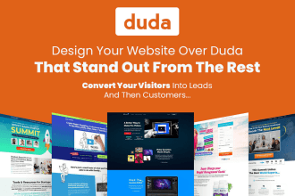 design responsive websites using duda website builder