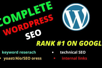 do complete wordpress website yoast on page SEO