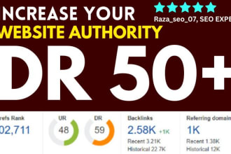 increase, domain rating dr, ahrefs dr, domain rating dr 50