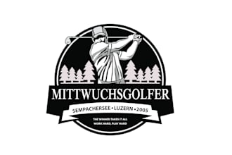 make an awesome golf club logo design with business card or any graphics