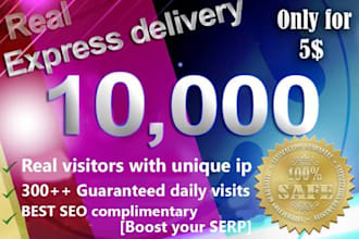 provide real web traffic
