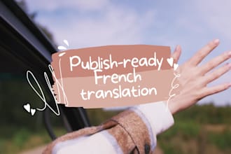 manually translate english to perfect french