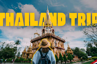 design your travel vlog thumbnail in 3 hours