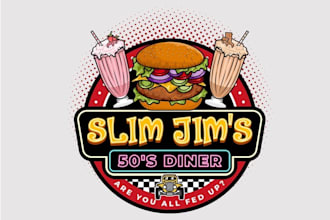 design food and restaurant logo