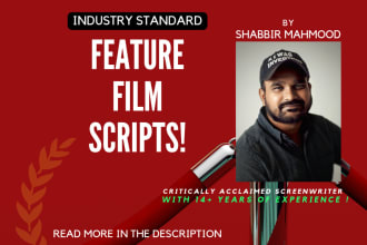 write scripts for feature films