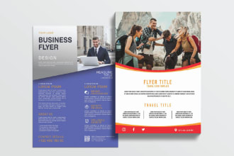 design business flyer, brochure bifold or trifold for you