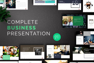 design outstanding  powerpoint and canva presentation