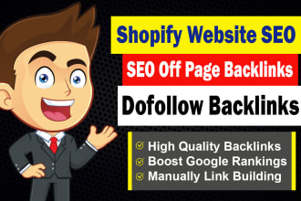 build backlinks for SEO on wordpress, shopify, wix , squarespace websites