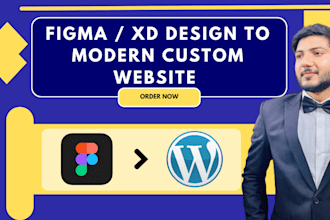 convert figma to wordpress, figma to elementor pro, html, psd, xd to wordpress