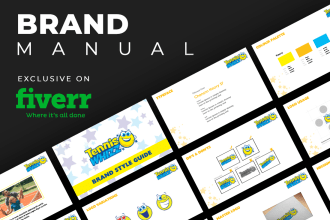 design brand manual and brand book