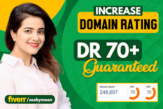 increase domain rating ahrefs DR domain authority da tf