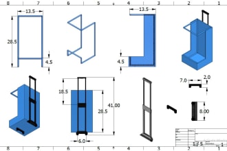 2d cad drawing, technical drawing, engineering drawing, mechanical drawing