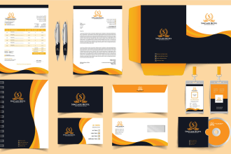 design all stationery items, business card, letterhead, logo