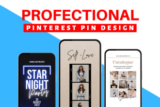 design professional pinterest pins