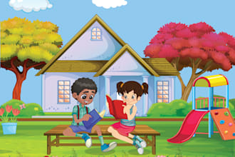draw children books illustrations for you