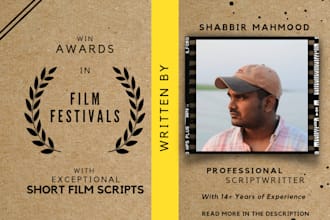 write scripts for short films