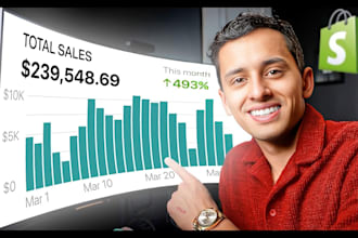 build shopify dropshipping store, shopify store, or shopify website