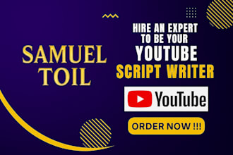write a highly creative youtube script