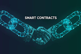 develop smart contracts for ethereum, binance, polygon, etc